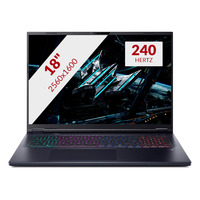 Acer Predator Helios Neo 18 AI PHN18-72-97D9 18"  gaming laptop Zwart | Core Ultra 9 275HX | RTX 5070 | 32 GB | 2 TB SSD