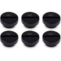 Alphacool Eiszapfen Fitting G1/4 verbinding Zwart, 6 stuks