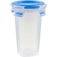Emsa Clip & Close vershoudbakje 0,35 L doos Transparant/blauw, rond, Ø 9,2cm