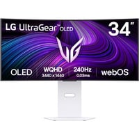 LG UltraGear 34GX90SA 34" Curved UltraWide gaming monitor Wit, 240 Hz, HDMI, DisplayPort, LAN, USB-C, Audio, AMD FreeSync