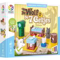 SmartGames De Wolf & De 7 Geitjes Leerspel Nederlands, 1 speler, Vanaf 3 tot 7 jaar, 48 opdrachten