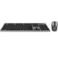 ACT Connectivity Draadloze set met toetsenbord en muis desktopset Zwart, 100%, 800 - 1600 DPI