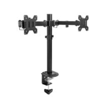ACT Connectivity Essentials Monitorarm 32", 2 schermen Zwart