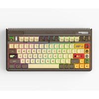 Iqunix OG80 Happy Ape Wireless Mechanical Keyboard Zwart, US lay-out (QWERTY), TTC Holy Panda, 80% (TKL), RGB leds, Hot-swappable, PBT, 2.4GHz | Bluetooth 5.1 | USB-C