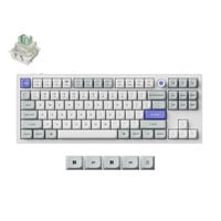 Keychron Q3 HE 8K Magnetic Switch Keyboard, toetsenbord Wit, US lay-out, Keychron Ultra-Fast Lime, 80% (TKL), RGB, Hot swap, 8K