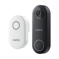 Reolink Smart 2K+ Wired wifi video deurbel met gong Zwart