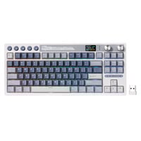 Royal Kludge M87 TKL draadloos gaming toetsenbord US lay-out, Ocean Blue, Cream switch, 80%, RGB, Hot swap, 2.4 GHz / USB-C / Bluetooth
