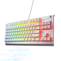 SteelSeries Apex 3 TKL, gaming toetsenbord Wit, US lay-out, SteelSeries Whisper-Quiet, RGB leds, TKL