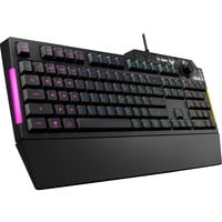 ASUS TUF Gaming K1 RGB gaming toetsenbord Zwart, US lay-out (QWERTY), Membraan, 100%, RGB leds