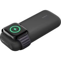Belkin BoostCharge Pro - Snelle draadloze lader voor Apple Watch + 10.000mAh-powerbank Zwart, MagSafe, USB-C