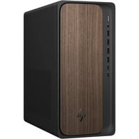 HP OmniDesk M03-0030nd (B7WT8EA) pc-systeem Zwart/houtkleur | Core Ultra 7 265 | Intel Graphics | 16 GB | 1 TB SSD