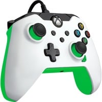 PDP PDP Wired Controller - Neon White Wit/groen