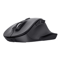 Trust Fyda Draadloze Muis Oplaadbaar Zwart, 800 - 2400 Dpi, 2,4GHz, Bluetooth