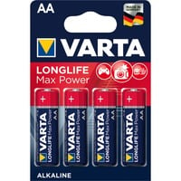 Varta Longlife Max Power AA (LR06) batterij 4 stuks