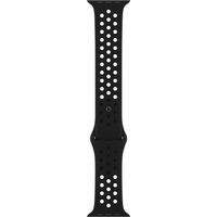 Apple Sportbandje van Nike - Zwart/zwart (41 mm) horlogeband Zwart