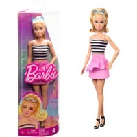 Barbie Fashionistas #213 - Striped top, pink skirt and sunglasses Pop 65e verjaardag