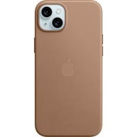 Apple FineWoven hoesje met MagSafe voor iPhone 15 Plus telefoonhoesje Taupe
