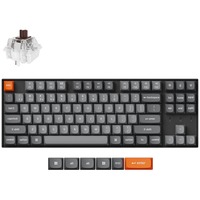 Keychron K8 Max-H3 RGB mechanisch toetsenbord Zwart, US lay-out (QWERTY), Keychron Super Brown, 80% (TKL), RGB leds, OSA Double-shot PBT, hot swap, USB-C | 2.4 GHz | Bluetooth 5.1