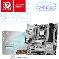 MSI B850M GAMING PLUS WIFI socket AM5 moederbord RAID, 5Gb-LAN, Wi-Fi 7, BT, Sound, mATX