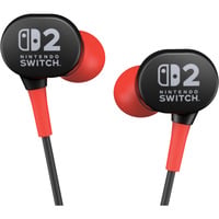 PowerA Bedrade oordopjes voor Nintendo Switch 2 in-ear  Zwart/rood, Nintendo Switch 2, Nintendo Switch, Nintendo Switch - OLED Model, Nintendo Switch Lite