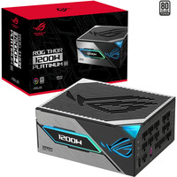 ASUS ROG Thor 1200W Platinum III voeding  Zwart, 1x 12 Pin High Power GPU, 4x PCIe, Kabelmanagement