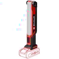 EINHELL TE-CL 18/1000 S Li - Solo Accu Werklamp Rood/zwart, Accu en oplader niet inbegrepen