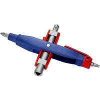 KNIPEX Stiftschakelkastsleutel 00 11 07 dopsleutel Blauw/rood, Lengte 145 mm