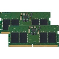 Kingston 16 GB DDR5-4800 Kit laptopgeheugen Groen, KVR48S40BS6K2-16, ValueRAM, XMP