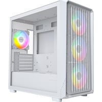 Montech X5M midi tower behuizing Wit | 2x USB-A | 1x USB-C | RGB | Tempered Glass