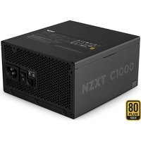 NZXT C1000 Gold ATX 3.1, 1000 Watt voeding Zwart, 1x 12VHPWR, 3x PCIe, kabelmanagement