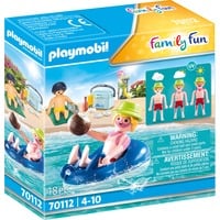 PLAYMOBIL Family Fun - Badgast met zwembanden Constructiespeelgoed 70112