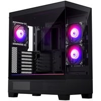 Phanteks XT View midi tower behuizing Zwart | 1x USB-A | 1x USB-C | RGB | Tempered Glass