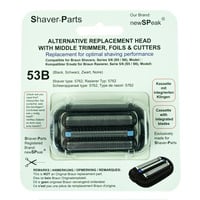  Shaver parts 53B Scheerapparaat opzetstuk Zwart, Series 5/6 - Cassette