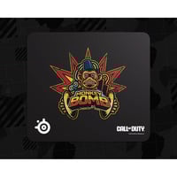 SteelSeries QcK L x Call of Duty: Monkey Bomb Edition gaming muismat Zwart, Large, Inclusief in-game Weapon Charm