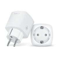 Trust Slimme WiFi stekker Wit, 2 stuks, WiFi 2.4GHz