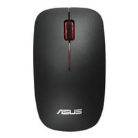 ASUS WT300-Black Red muis Zwart/rood, 1000 - 1600 dpi, 2,4 GHz, Bluetooth 