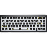 Ducky ProjectD Tinker 65 met QMK/VIA, toetsenbord Zwart/wit, US lay-out, Barebone. RGB led, Hot-swappable, Gasket mount, 65%