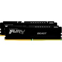 Kingston FURY 16 GB DDR5-6000 Kit werkgeheugen Zwart, KF560C30BBEK2-16, Fury Beast, XMP, EXPO
