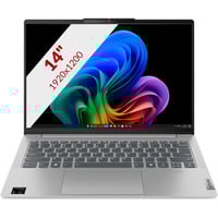 Lenovo IdeaPad Slim 5x 14Q8X9 (83HL003QMH) 14" Copilot+ laptop Grijs | Snapdragon X Plus X1P-42-100 | Adreno GPU | 16 GB | 512 GB SSD