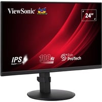 ViewSonic VA2408-HDJ Ergonomische monitor 23.8" Zwart (mat), 1x DisplayPort, 1x HDMI, 1x VGA