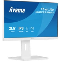 iiyama ProLite XUB2293HSU-W7 21.5" monitor Wit (mat), 100 Hz, HDMI, DisplayPort, Audio, USB