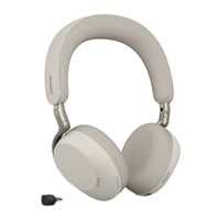 Jabra Evolve3 75 on-ear headset Grijs, Unified Communications (UC), Link390 USB-C