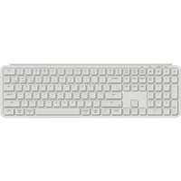 Keychron B6 Pro Ultra-Slim toetsenbord Wit, US lay-out (QWERTY), Scissor switches, 100%, ABS, 2.4 GHz | Bluetooth 5.2 | USB-C