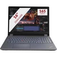 Lenovo ThinkPad P16 G2 (21FA004FMH) 16" laptop Grijs/zwart | i7-13850HX | RTX 2000 | 32 GB | 1 TB SSD