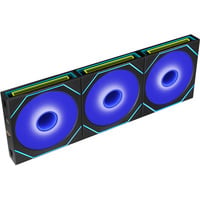 Lian Li UNI FAN SL-INF FLEX RGB case fans Zwart, 3 stuks, 120 x 124 x 28 mm, PWM