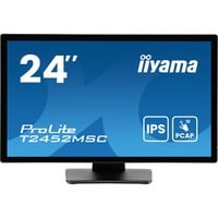 iiyama ProLite T2452MSC-B1AG 23.8" touchscreen monitor Zwart, 75 Hz, Touch, HDMI, DisplayPort, USB, Audio