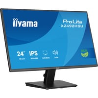 iiyama ProLite X2492HSU-B1 24" monitor Zwart (mat), HDMI, DisplayPort, Audio, USB