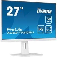iiyama ProLite XUB2792QSU-W6 27" monitor Wit, HDMI, DisplayPort, USB, Audio