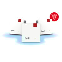 AVM FRITZ!Mesh Set 1600 3-pack Edition International repeater Wit/rood, 3 stuks, Mesh Wi-Fi