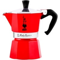 Bialetti Moka Express 4942 espressomachine Rood, 3-kops